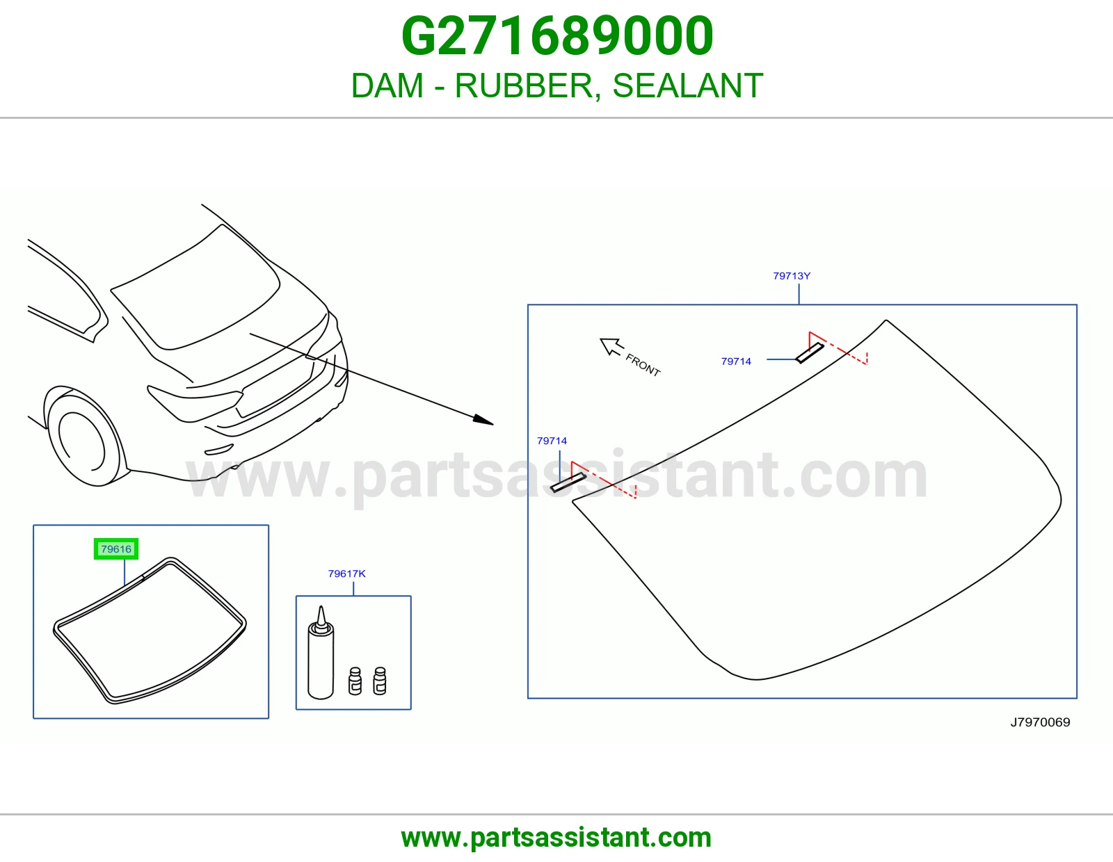 حاجز ربل سيليكون G271689000