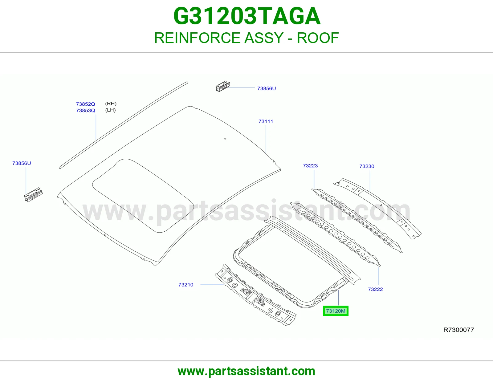 تقوية سقف كاملة G31203TAGA