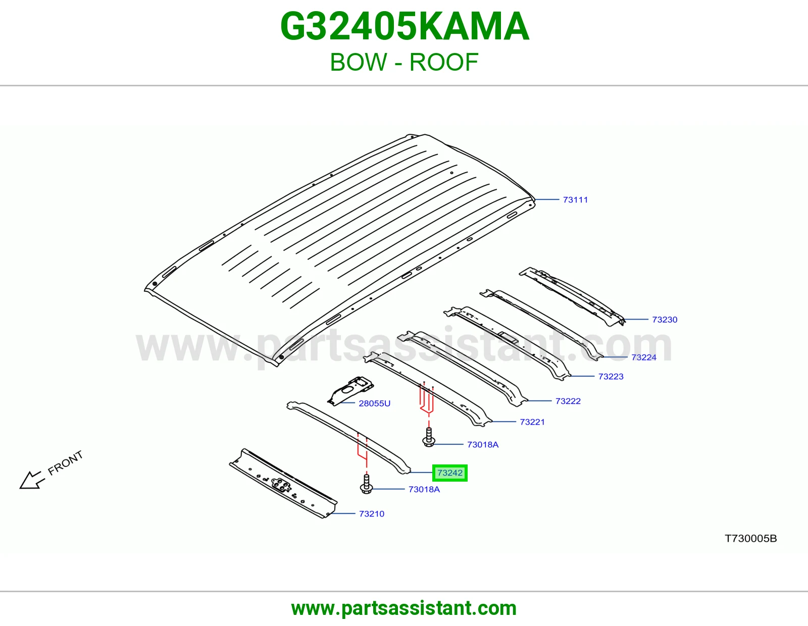 قوس سقف G32405KAMA
