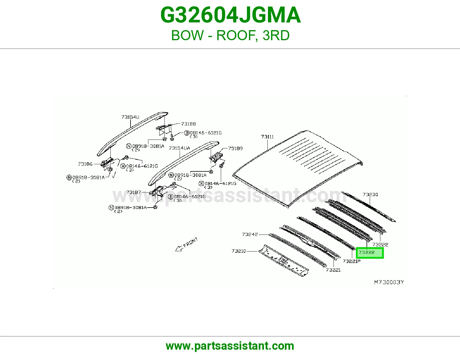 قوس سقف ثالث G32604JGMA