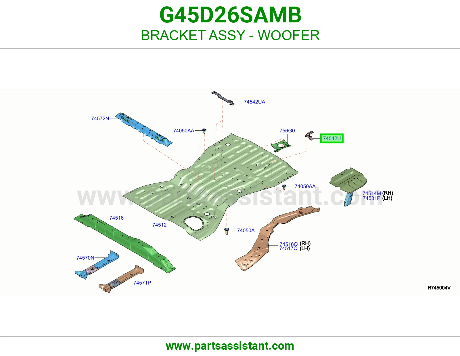 قاعدة سماعة ووفر كاملة G45D26SAMB