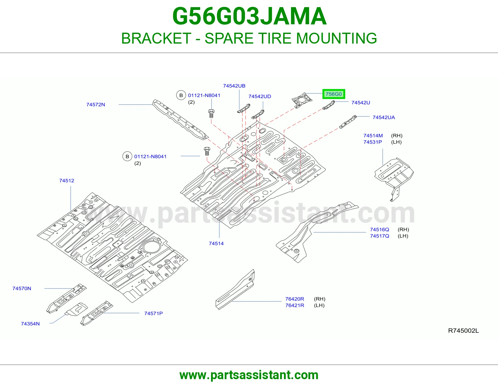 قاعدة استبنة G56G03JAMA