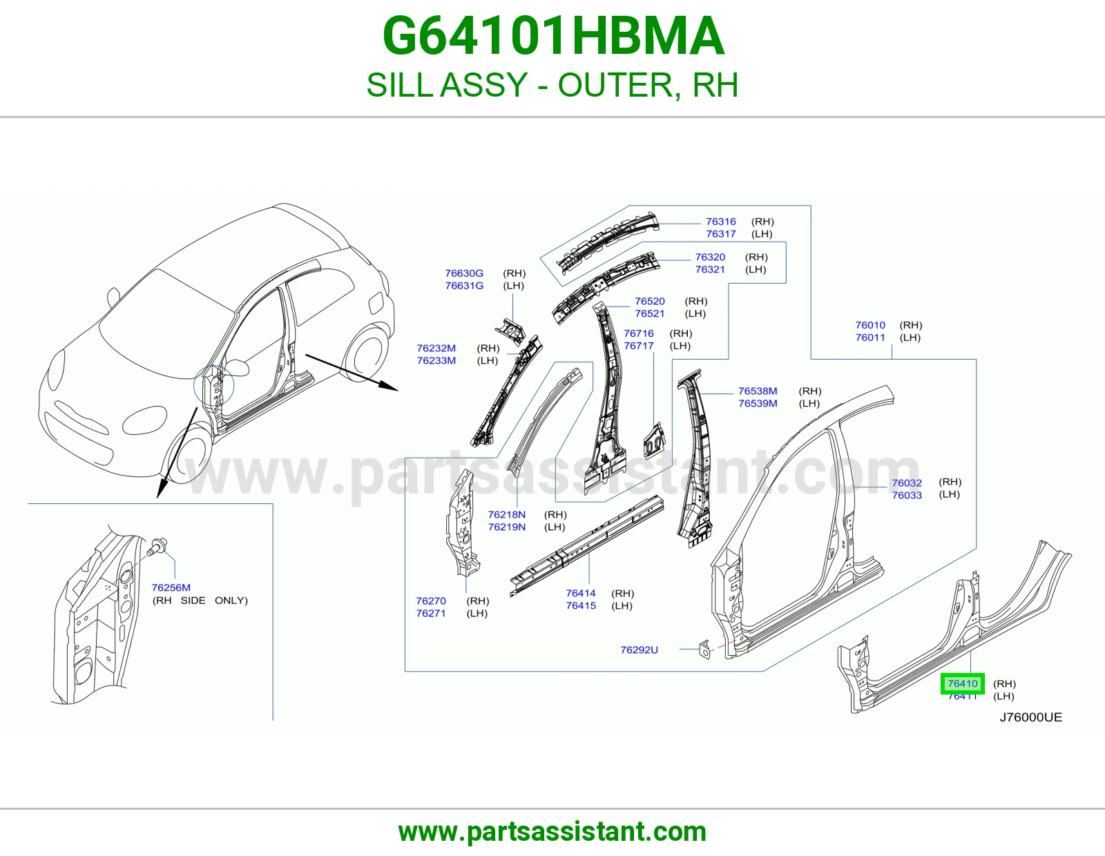 سمكه تحت يمين G64101HBMA