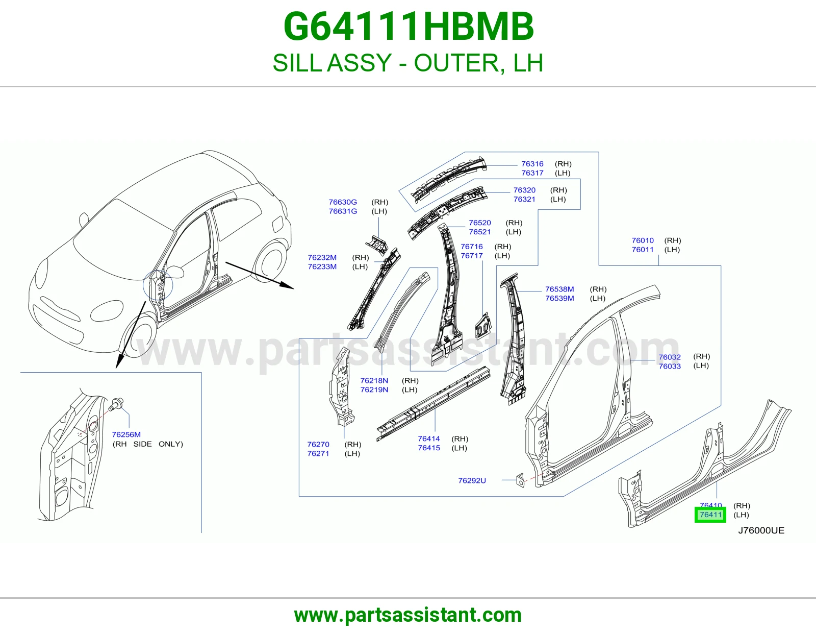 سمكه تحت يسار G64111HBMB