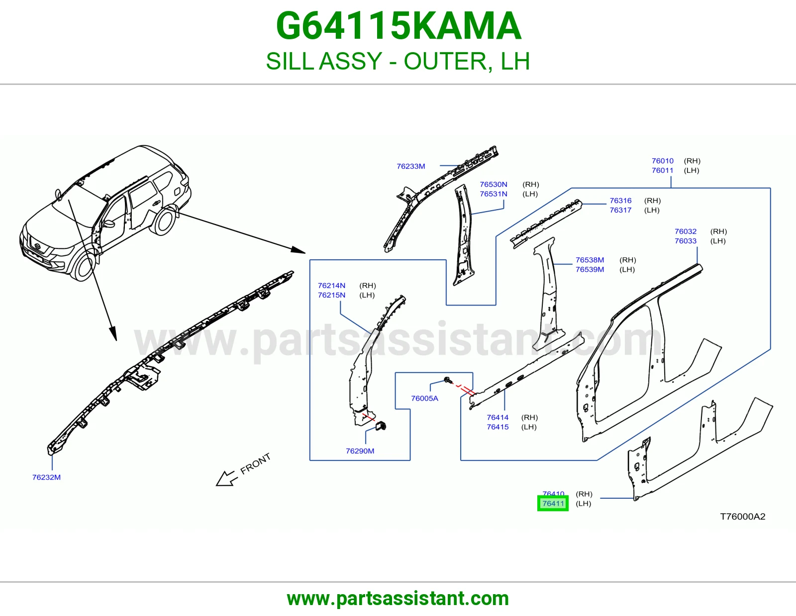 سمكه تحت يسار G64115KAMA