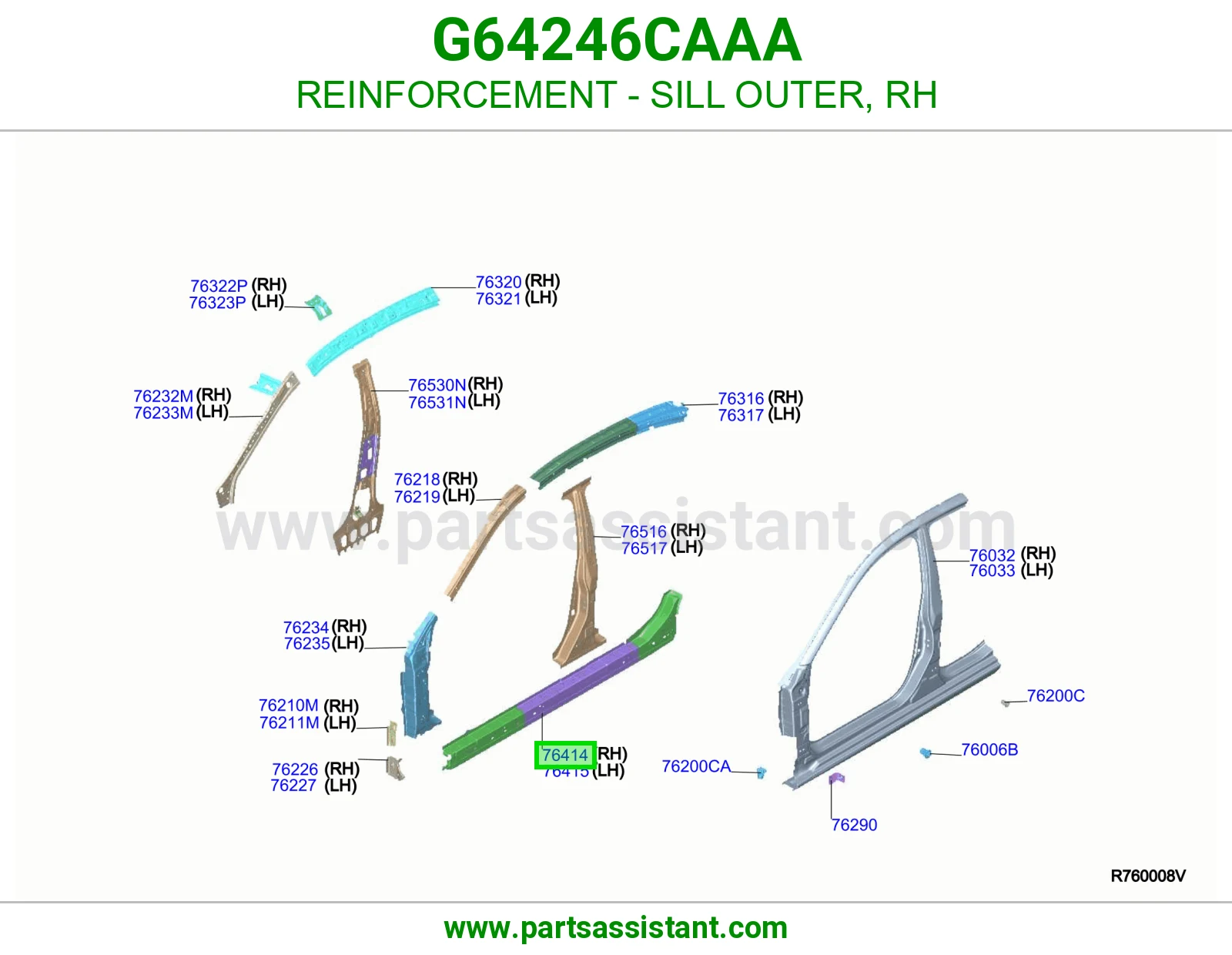 سمكه تحت يمين G64246CAAA