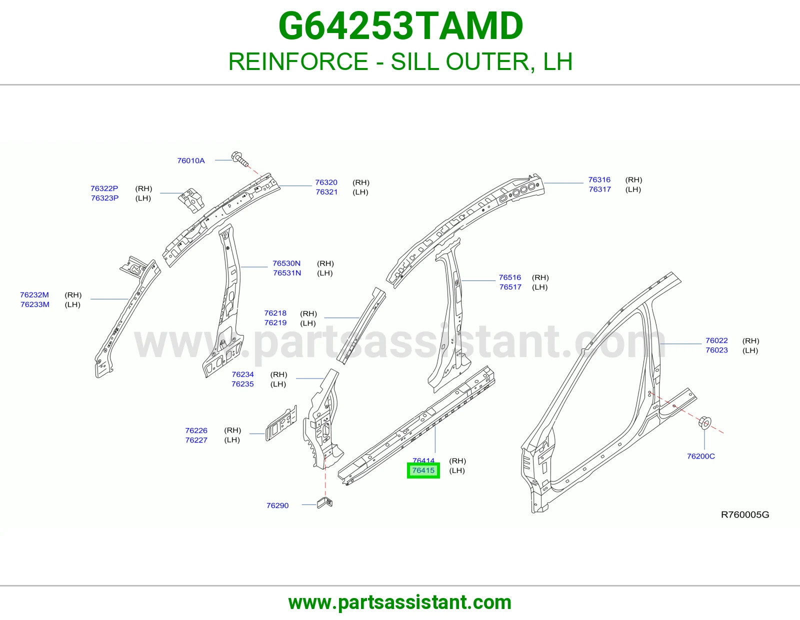 سمكه تحت يسار G64253TAMD