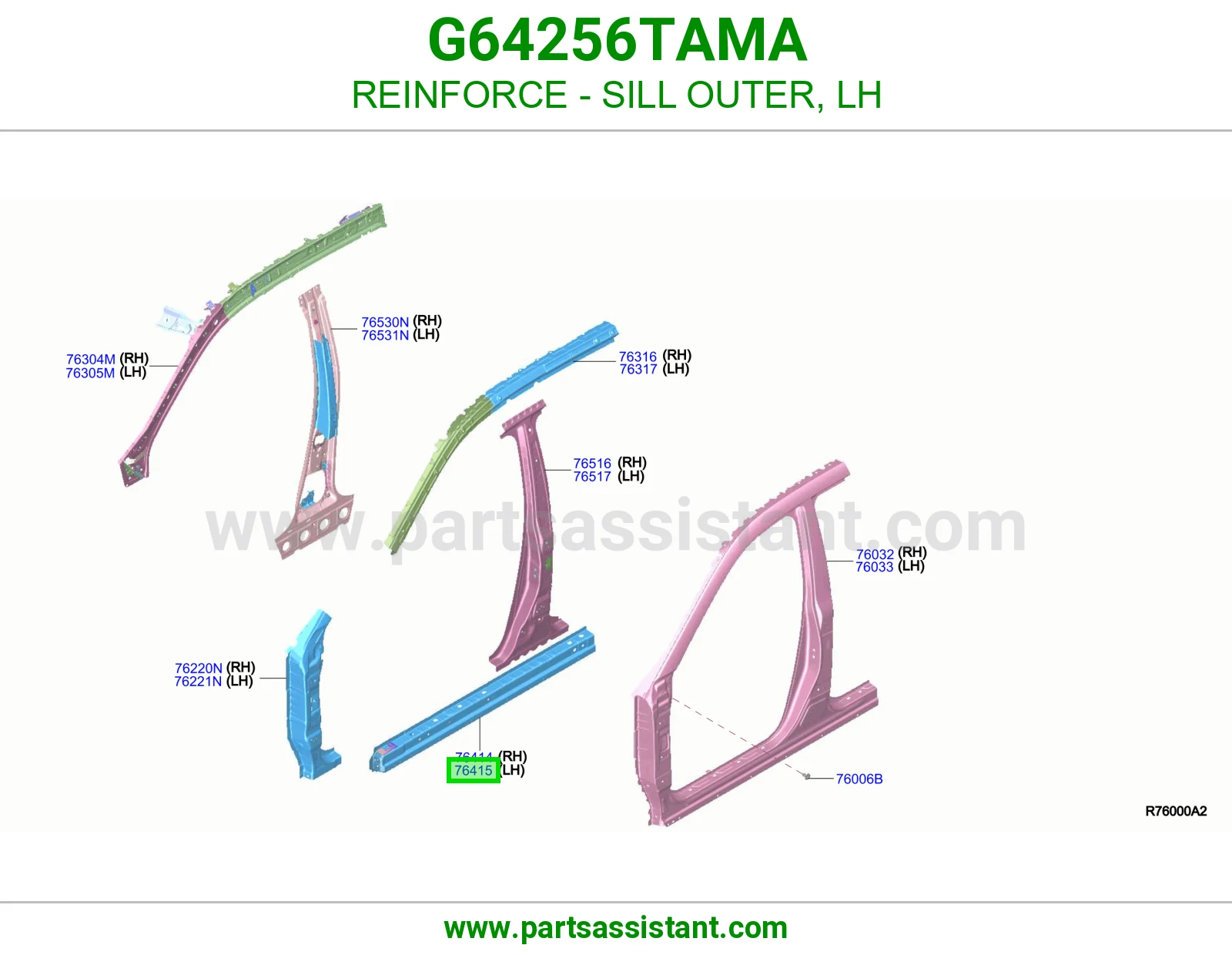 سمكه تحت يسار G64256TAMA