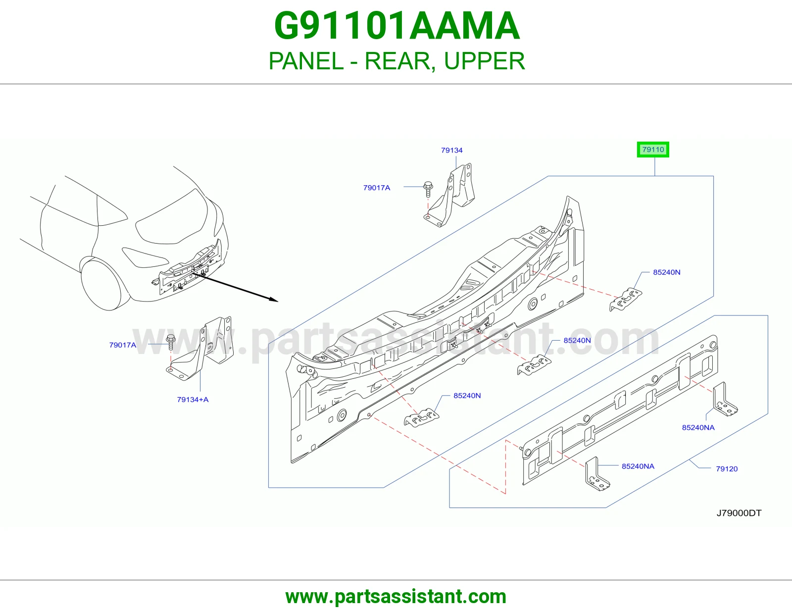 صاجة خلفي فوق G91101AAMA