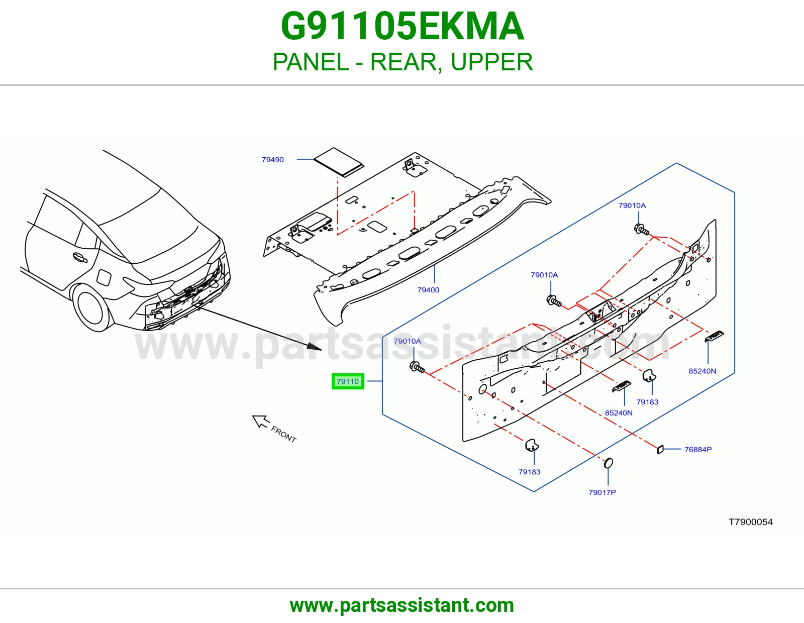 صاجة خلفي فوق G91105EKMA