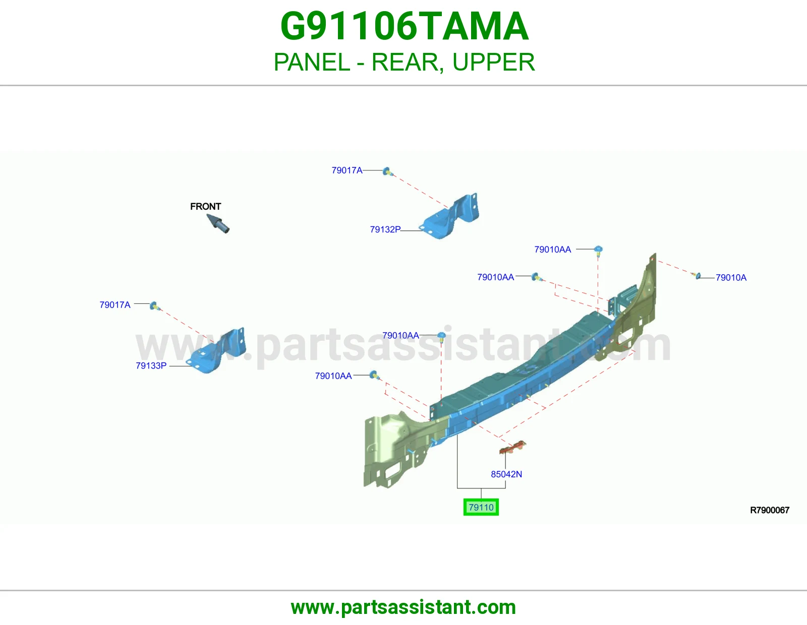 صاجة خلفي فوق G91106TAMA