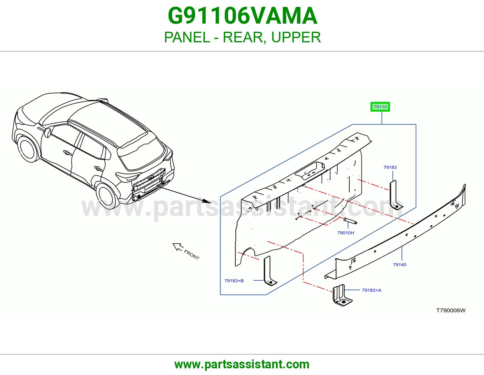 صاجة خلفي فوق G91106VAMA