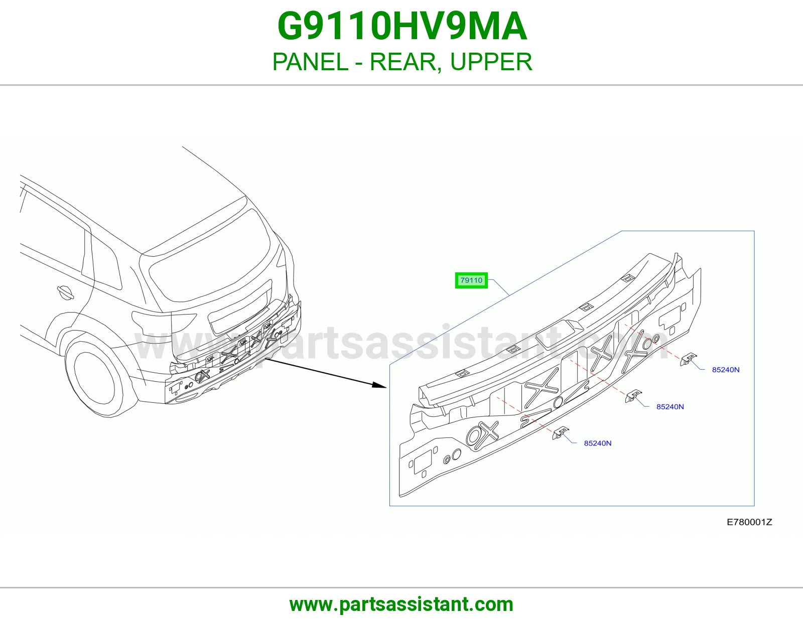 صاجة خلفي فوق G9110HV9MA