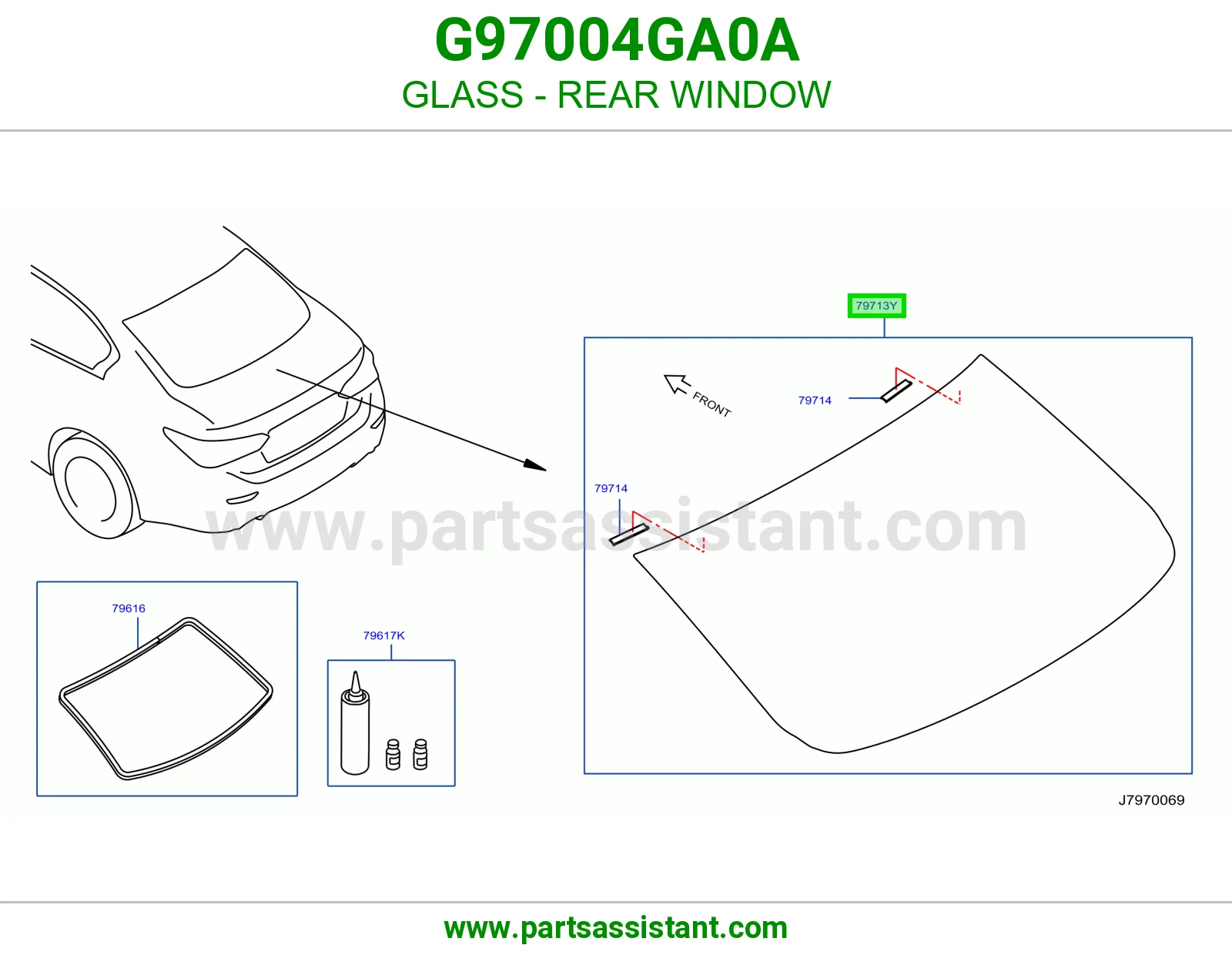 قزاز خلفي G97004GA0A