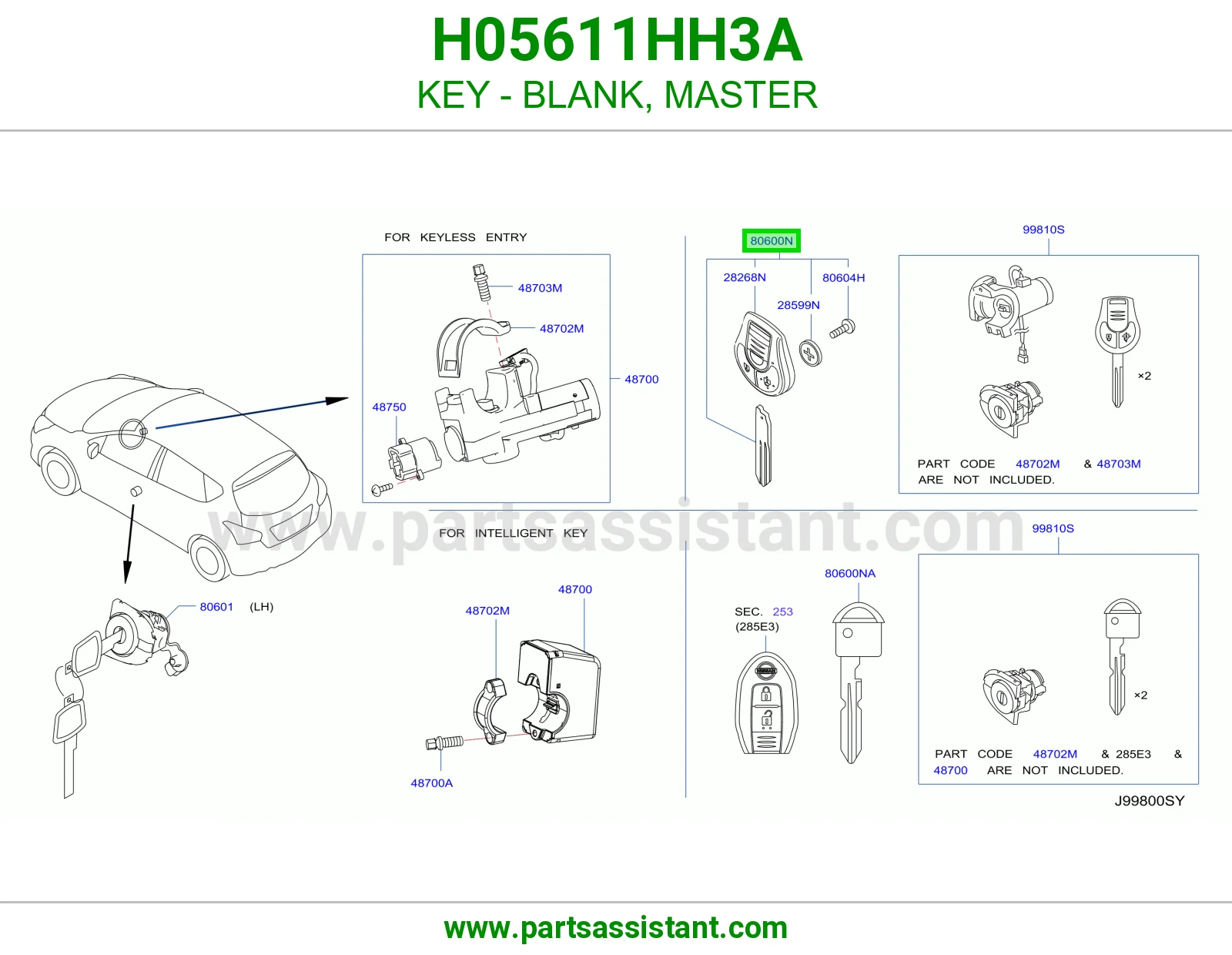مفتاح سويتش و باب H05611HH3A