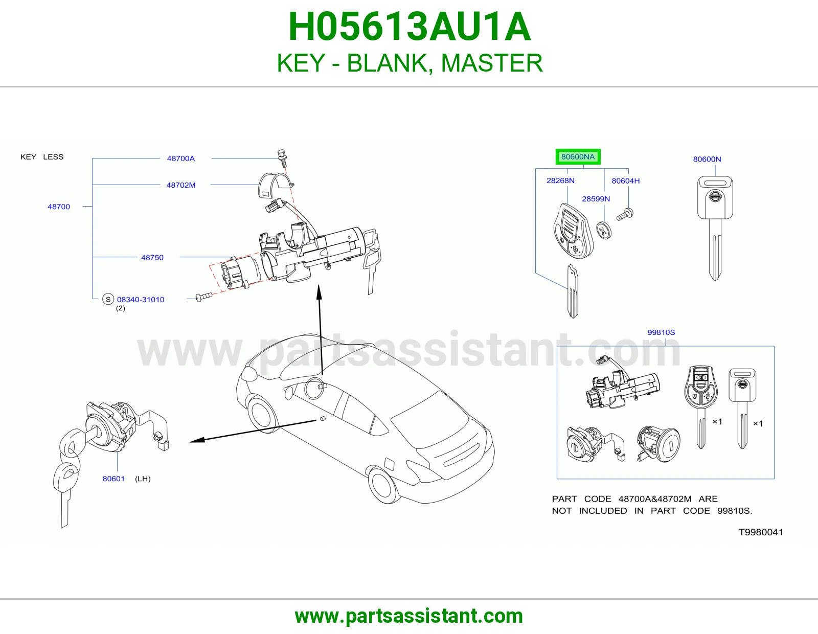 مفتاح سويتش و باب H05613AU1A