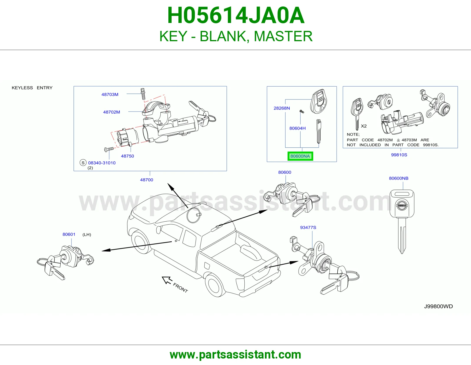 مفتاح سويتش و باب H05614JA0A