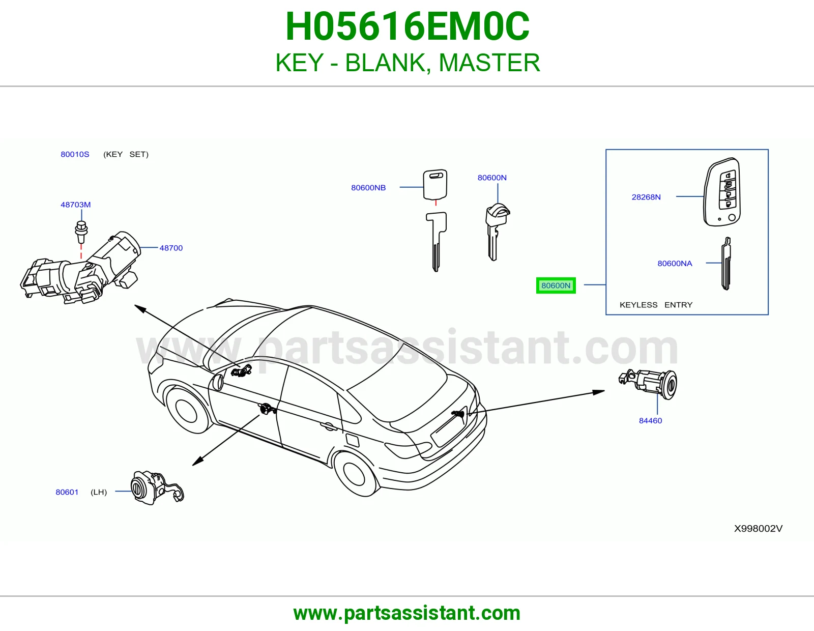 مفتاح سويتش و باب H05616EM0C