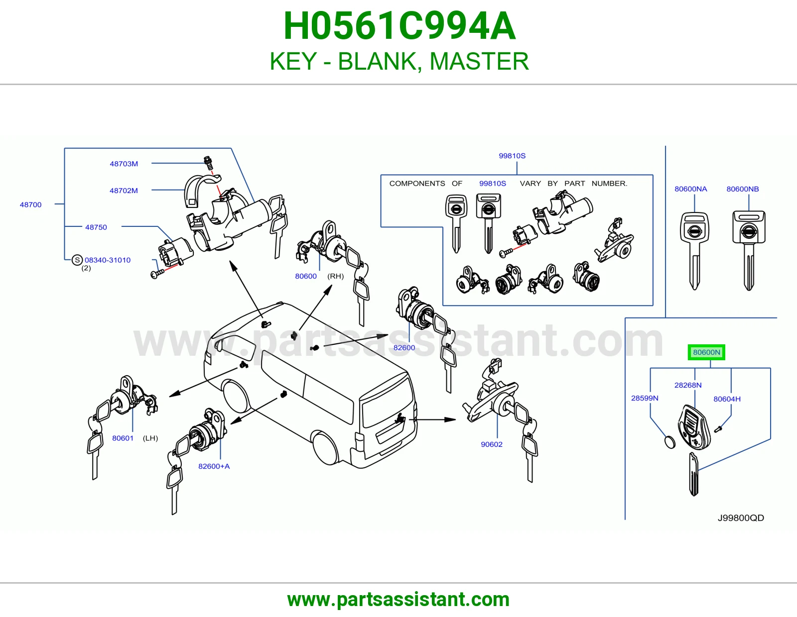 مفتاح سويتش و باب H0561C994A