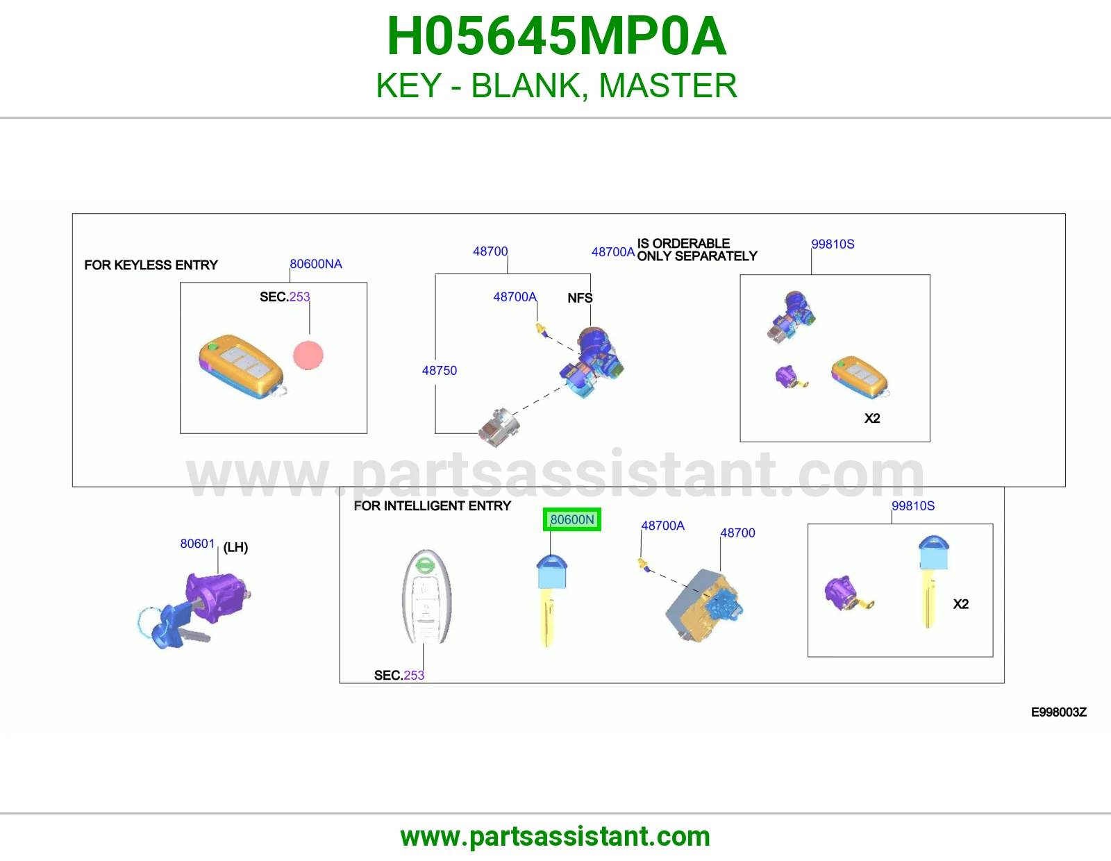 مفتاح سويتش و باب H05645MP0A