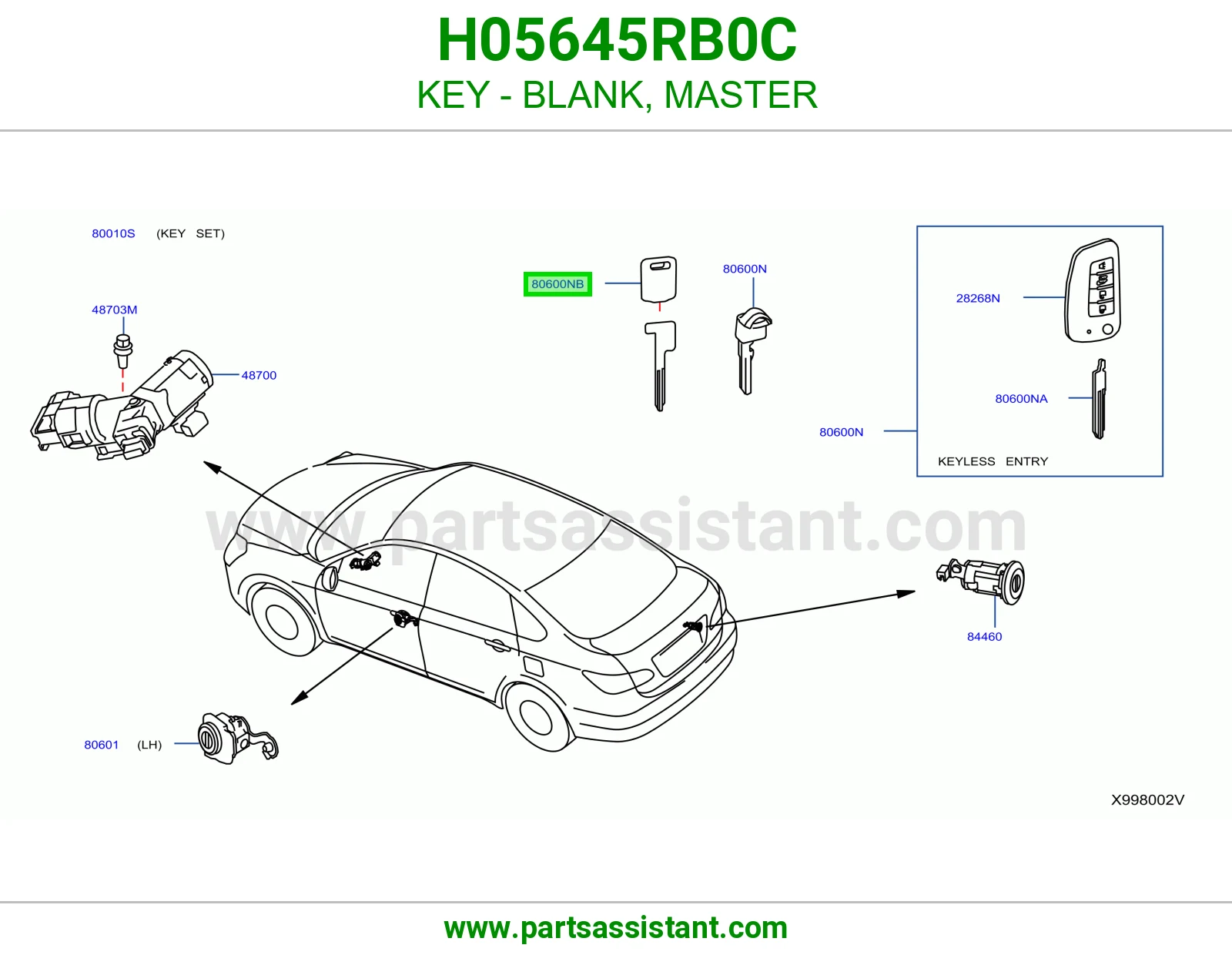 مفتاح سويتش و باب H05645RB0C