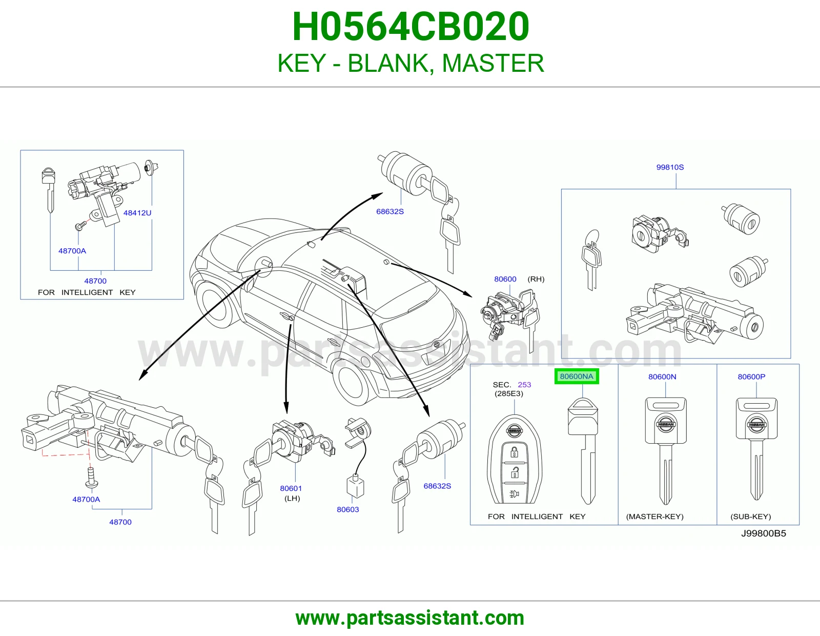 مفتاح سويتش و باب H0564CB020