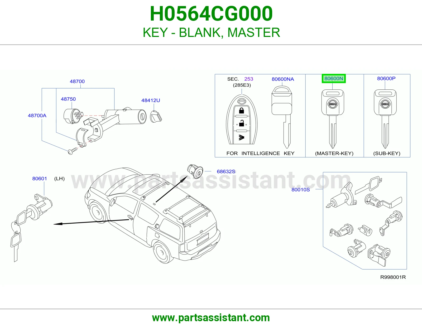 مفتاح سويتش و باب H0564CG000