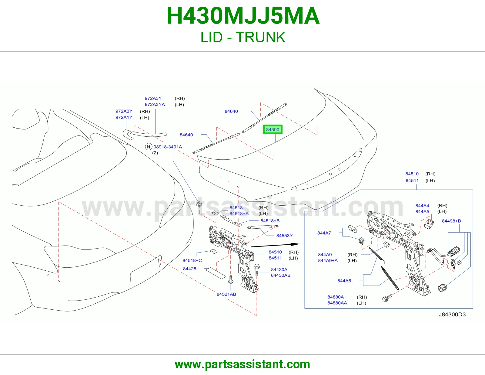 غطاء شنطه H430MJJ5MA
