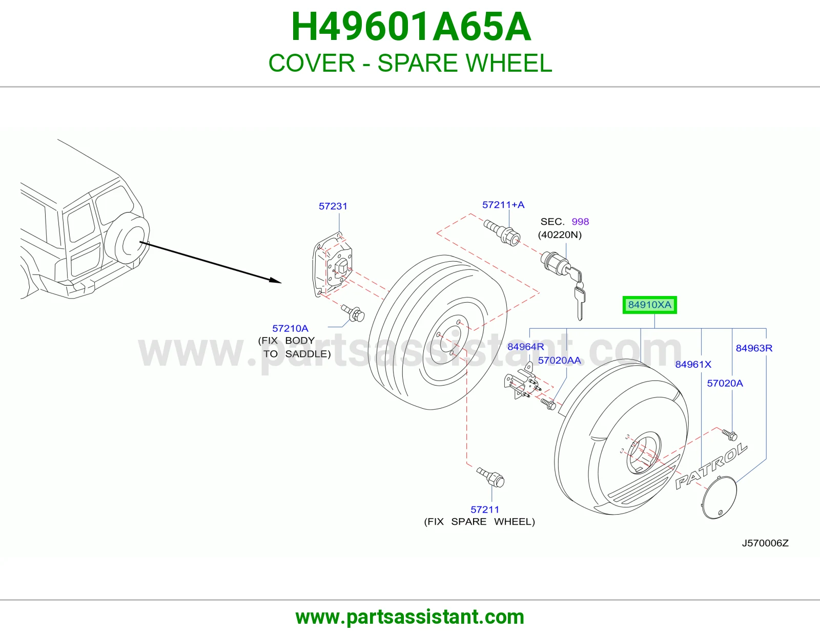 غطاء استبنة H49601A65A