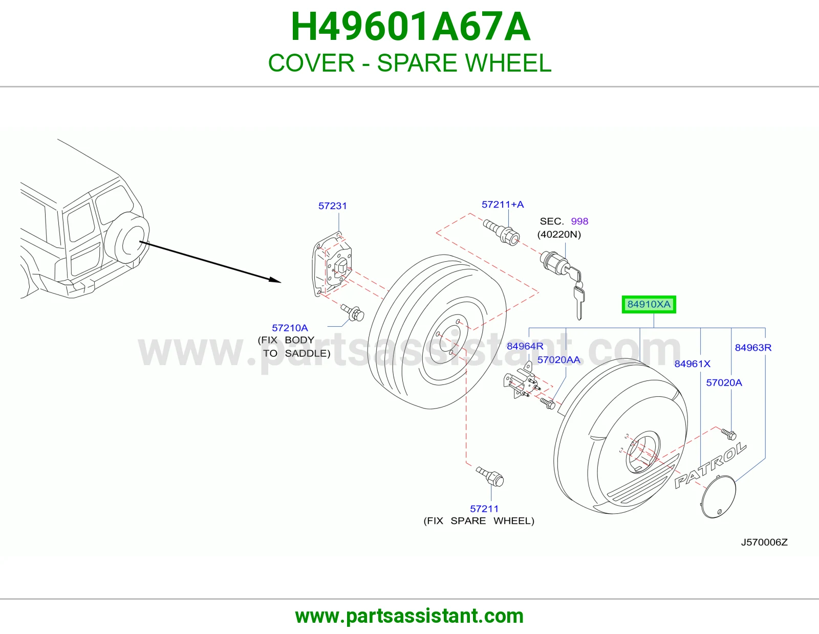 غطاء استبنة H49601A67A