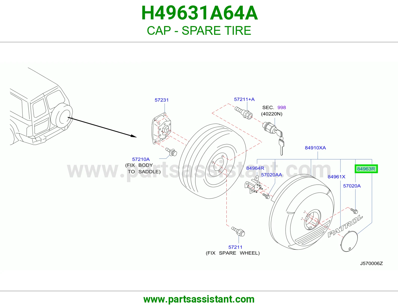 غطاء استبنة H49631A64A