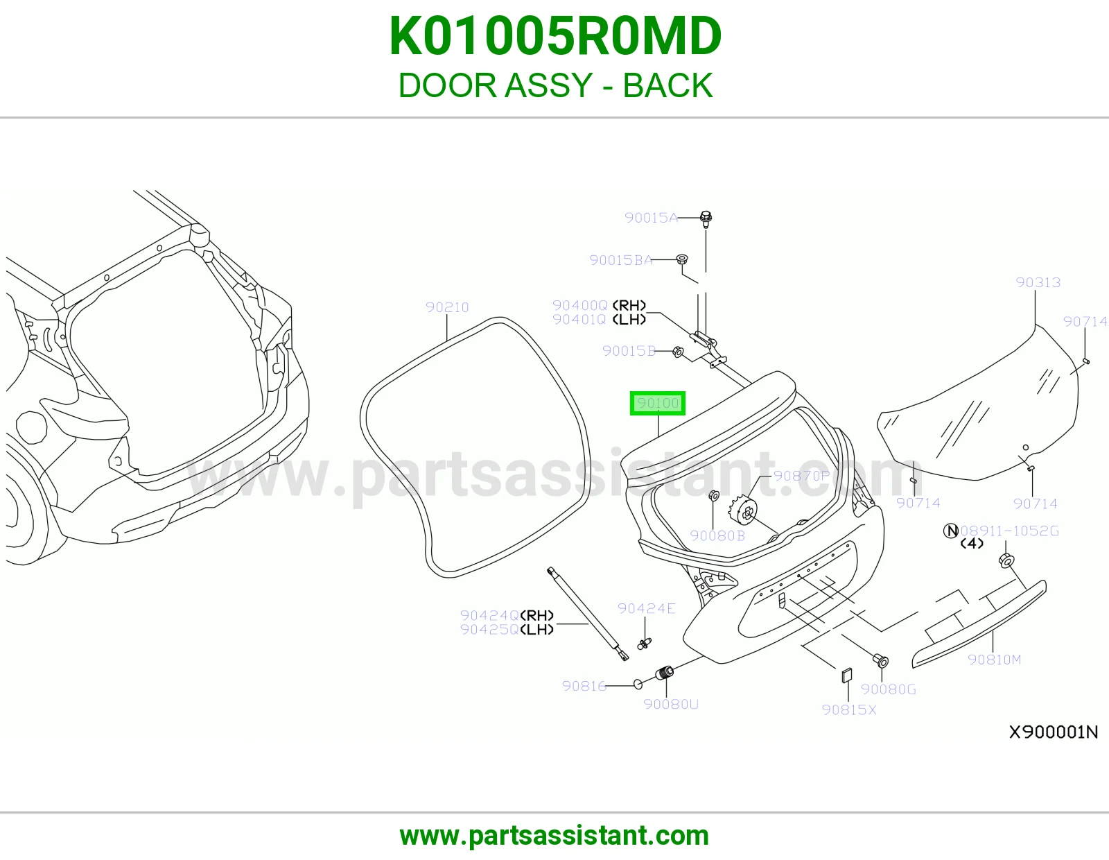 باب شنطه K01005R0MD