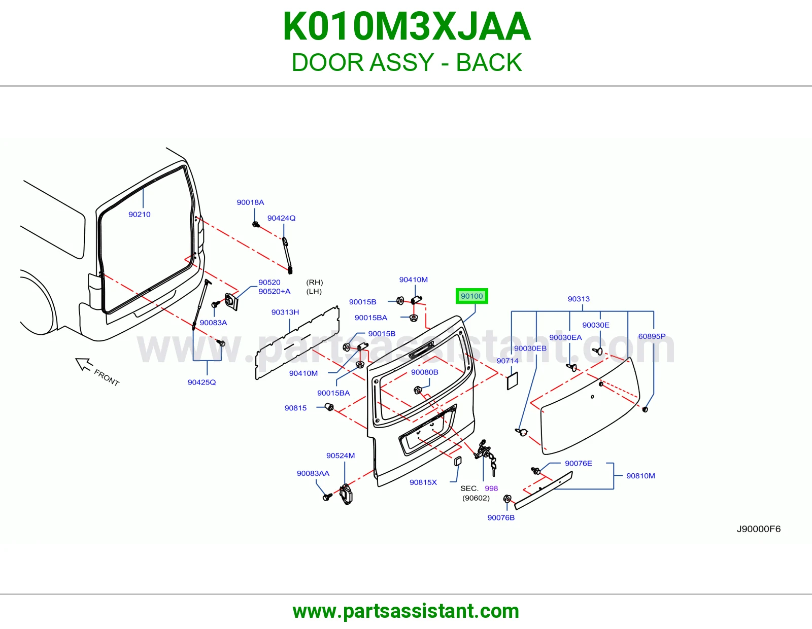 باب شنطه K010M3XJAA