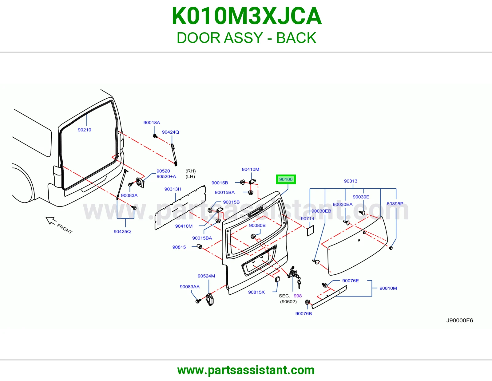 باب شنطه K010M3XJCA