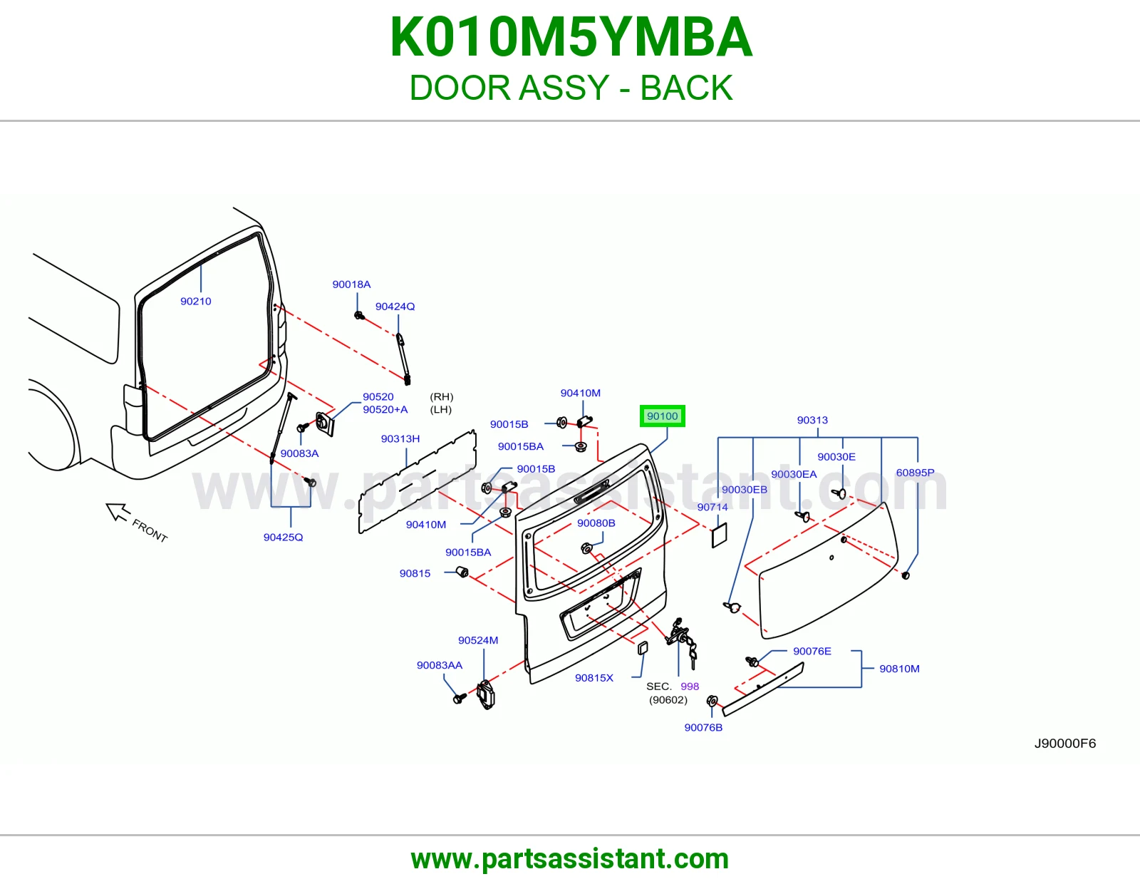 باب شنطه K010M5YMBA