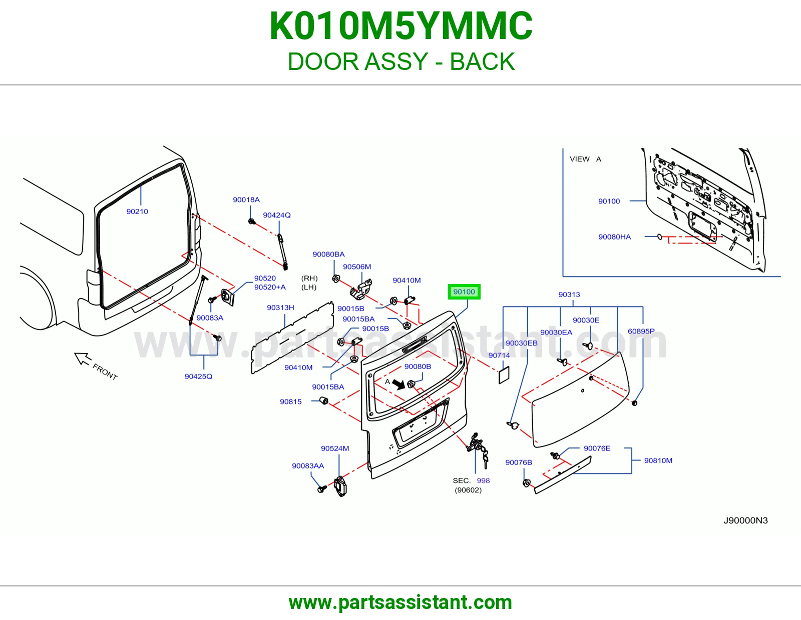 باب شنطه K010M5YMMC