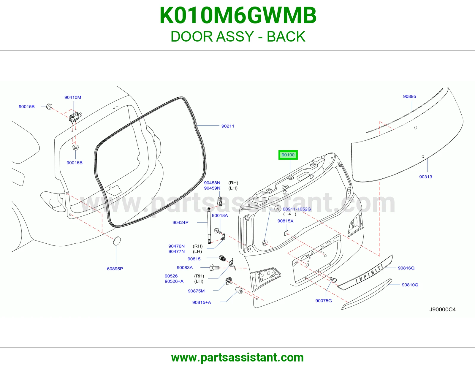باب شنطه K010M6GWMB