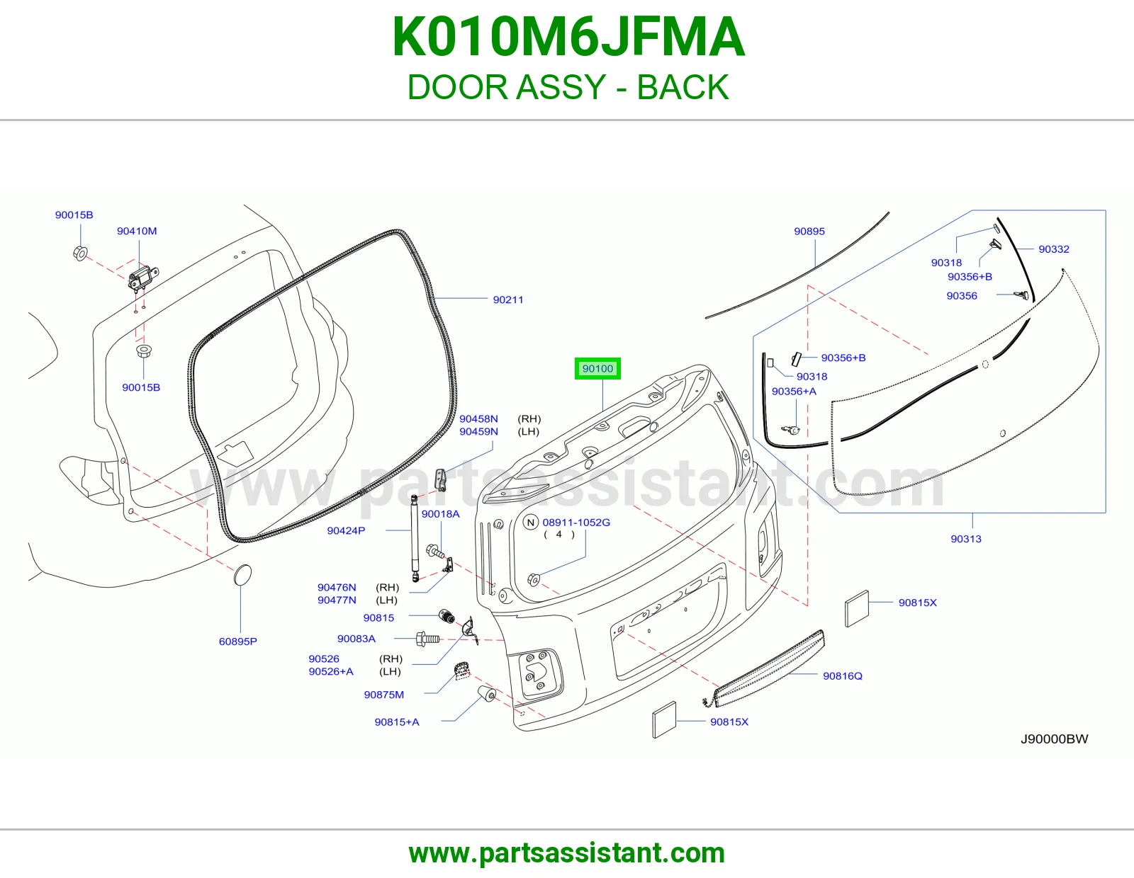 باب شنطه K010M6JFMA