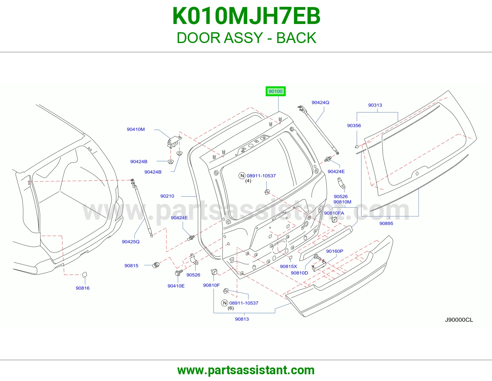 باب شنطه K010MJH7EB