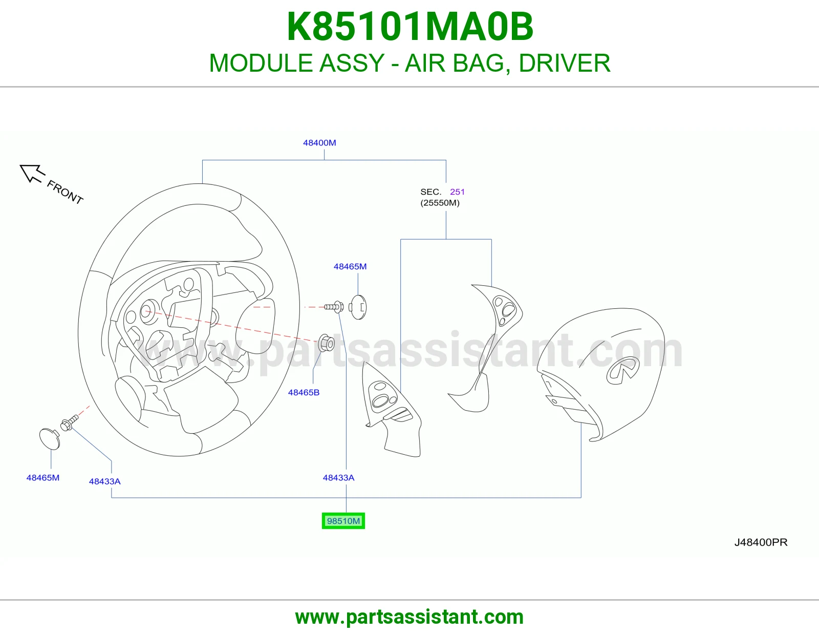 ارباق دركسون K85101MA0B