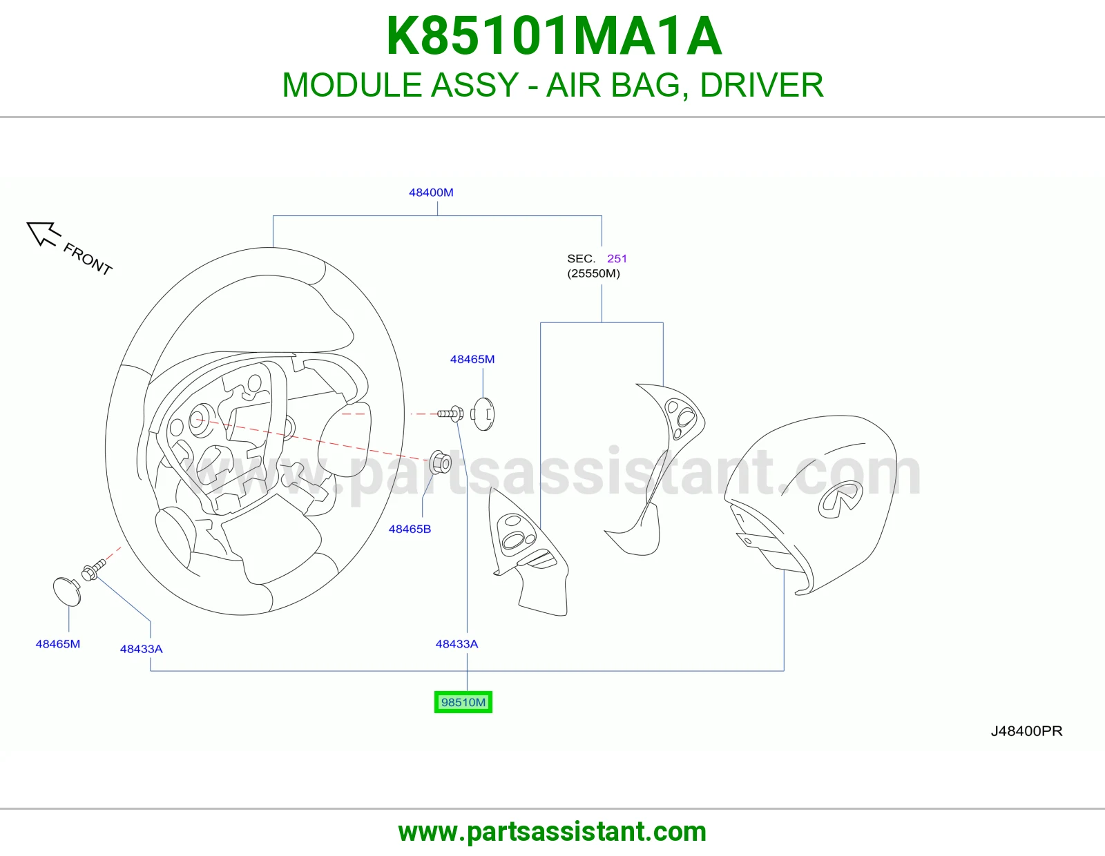 ارباق دركسون K85101MA1A