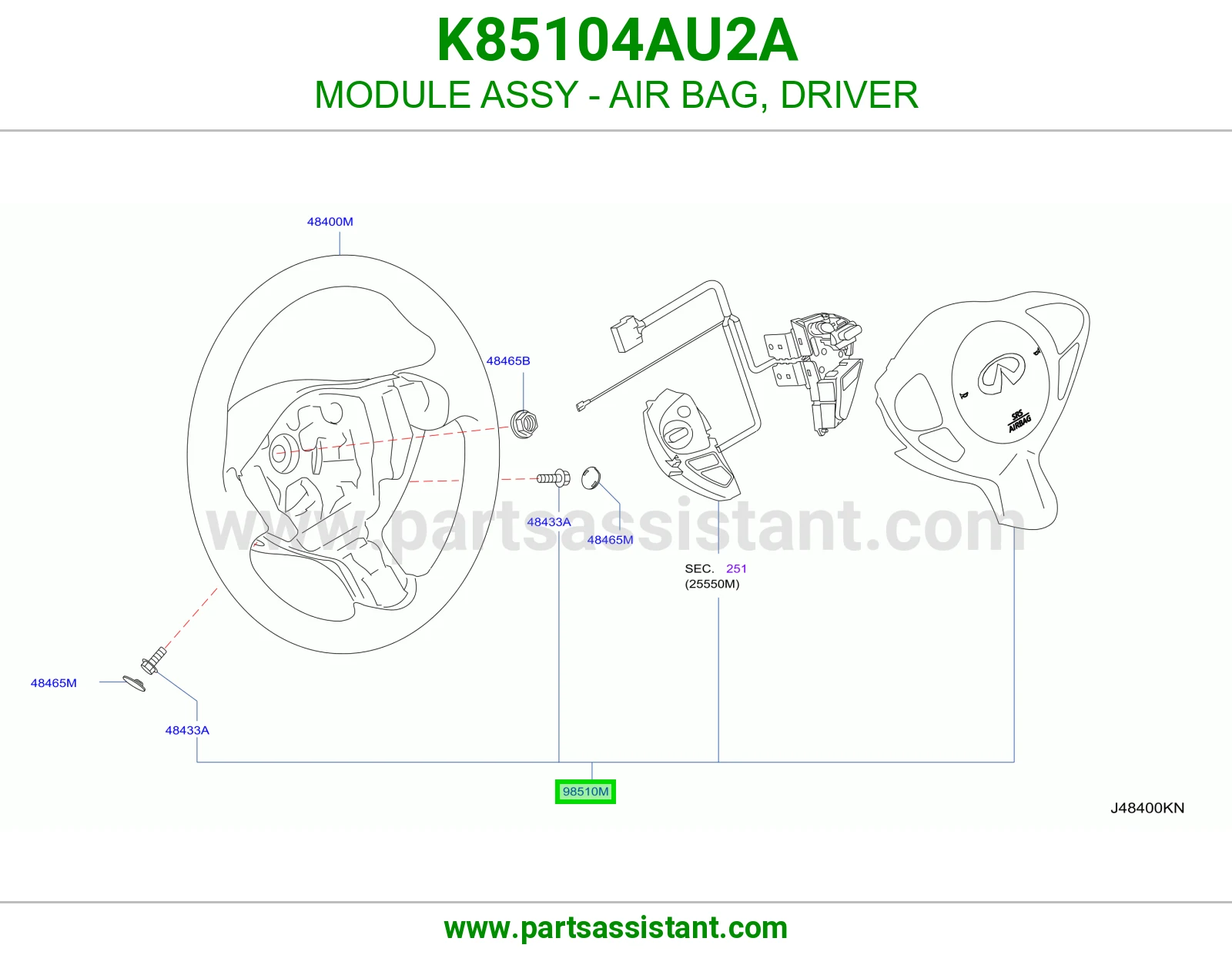 ارباق دركسون K85104AU2A