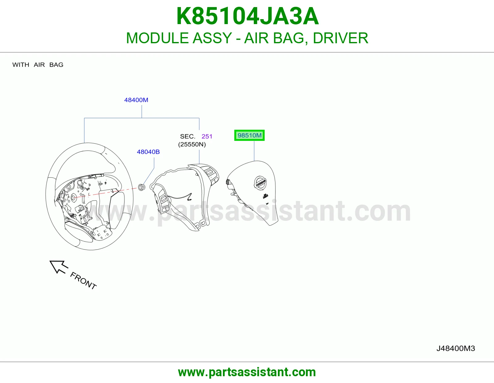 ارباق دركسون K85104JA3A
