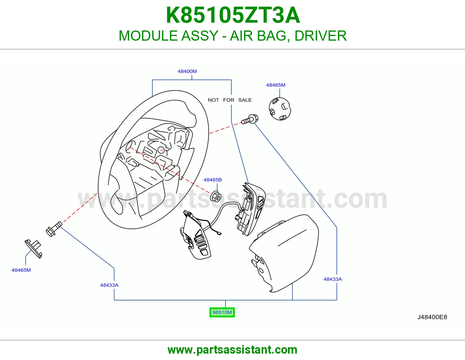 ارباق دركسون K85105ZT3A