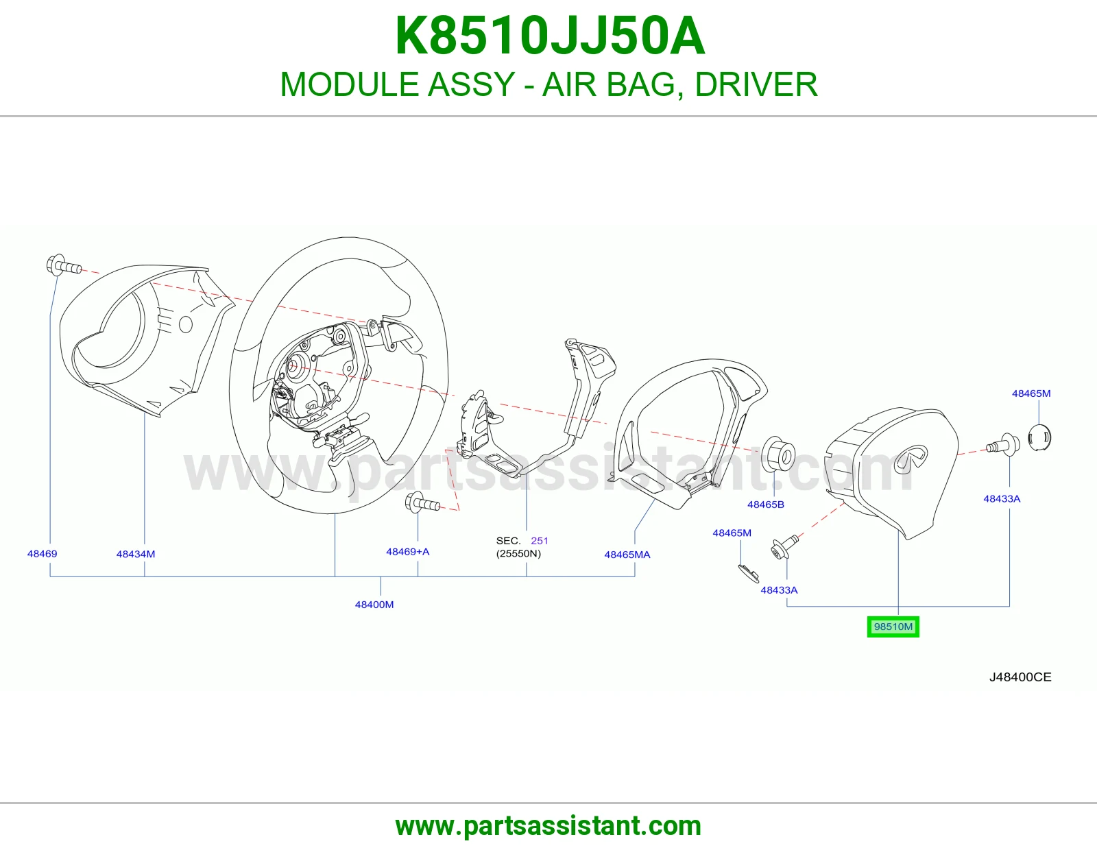 ارباق دركسون K8510JJ50A