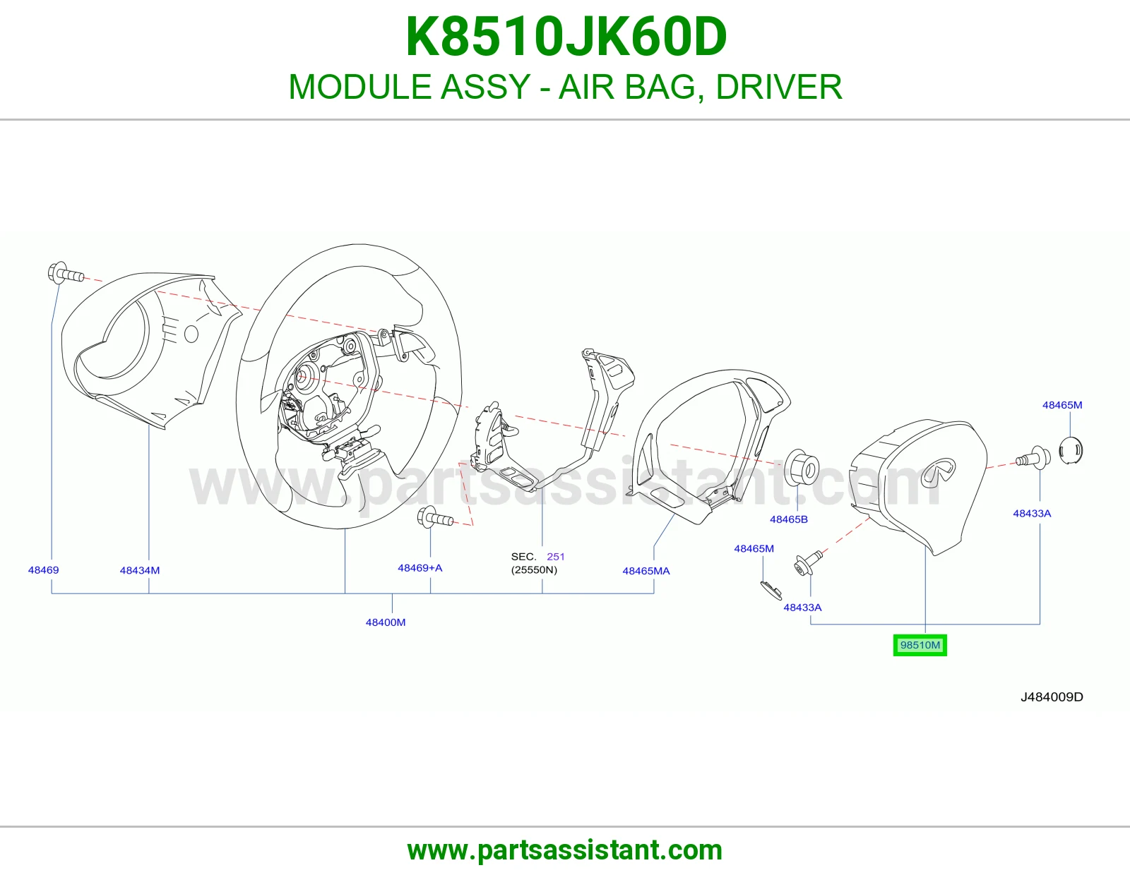 ارباق دركسون K8510JK60D