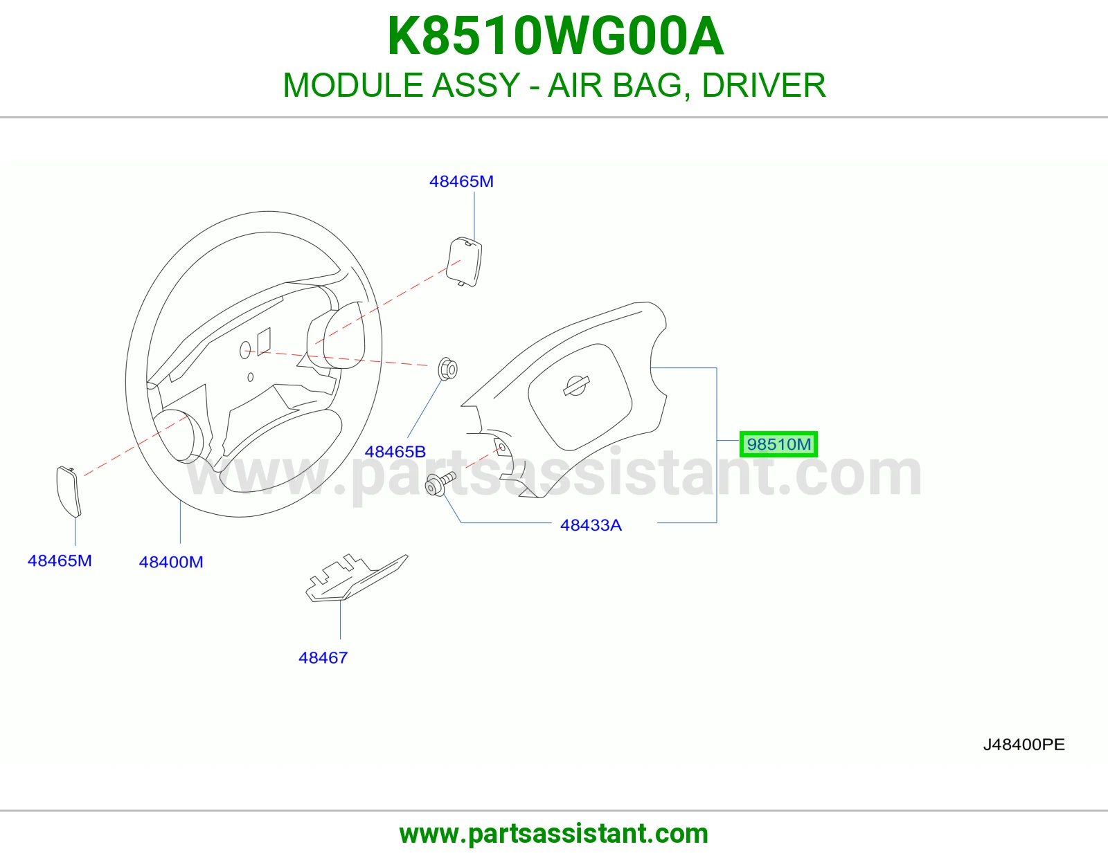 ارباق دركسون K8510WG00A