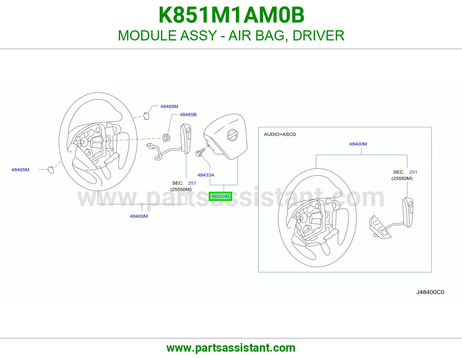 ارباق دركسون K851M1AM0B