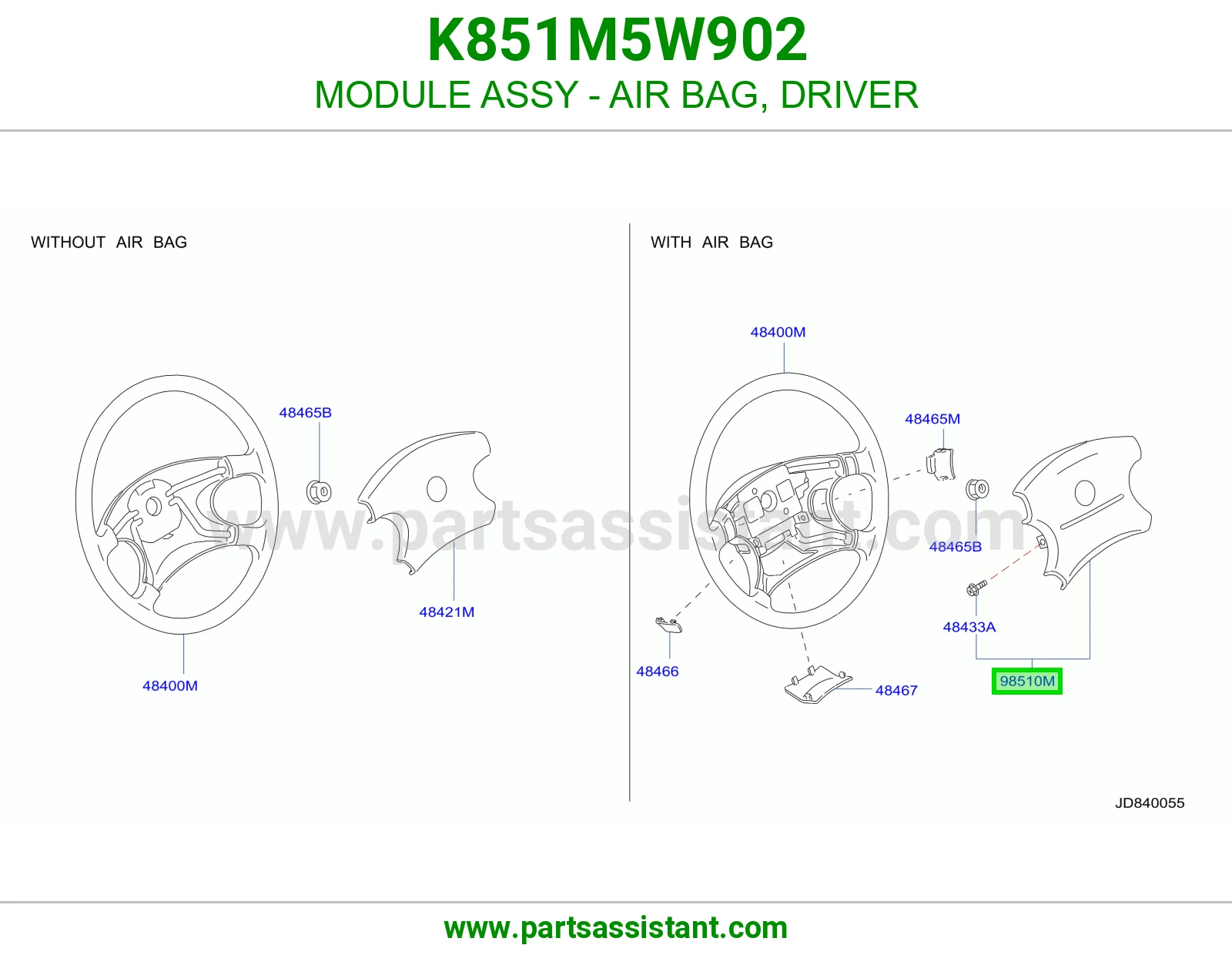 ارباق دركسون K851M5W902