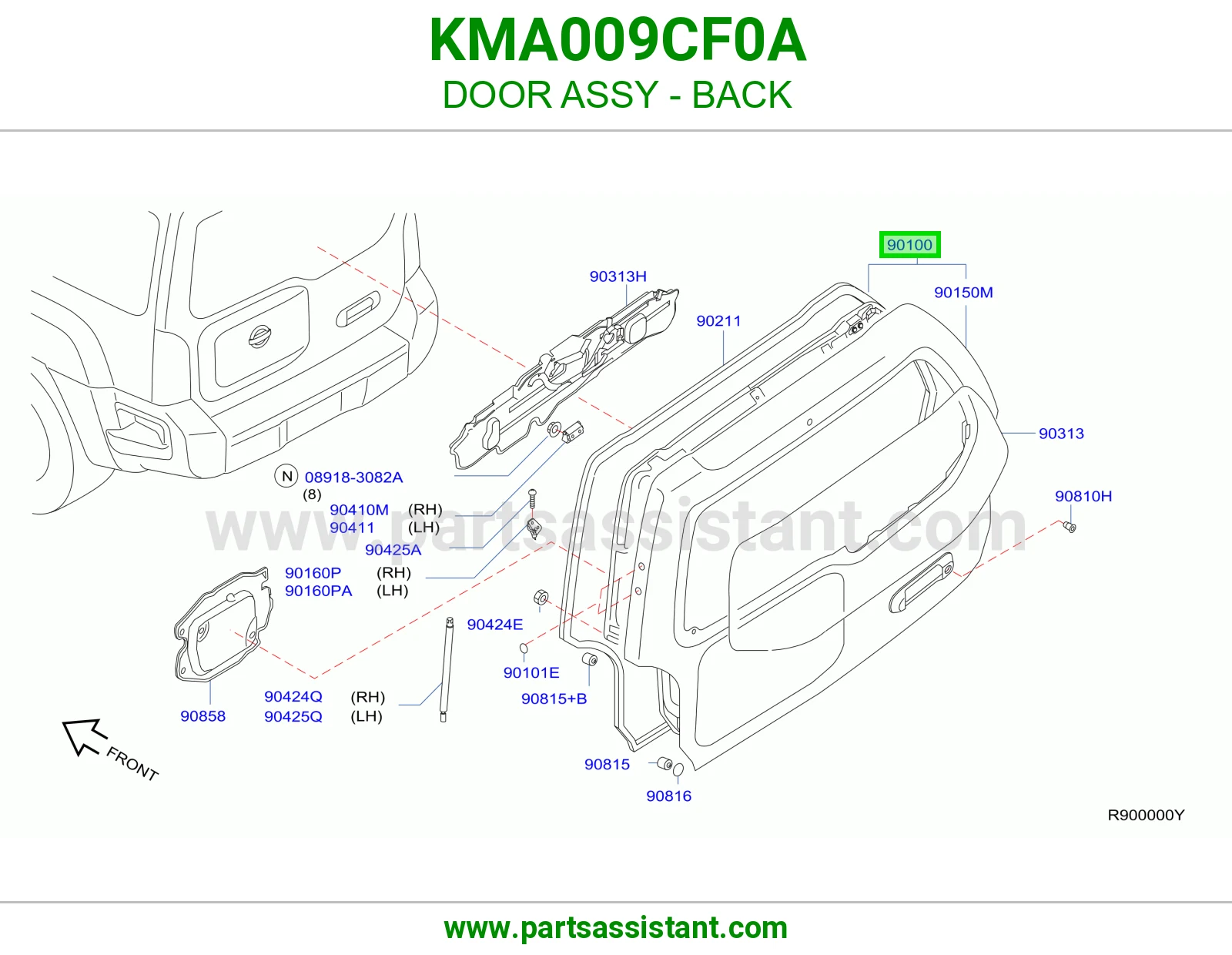 باب شنطه KMA009CF0A